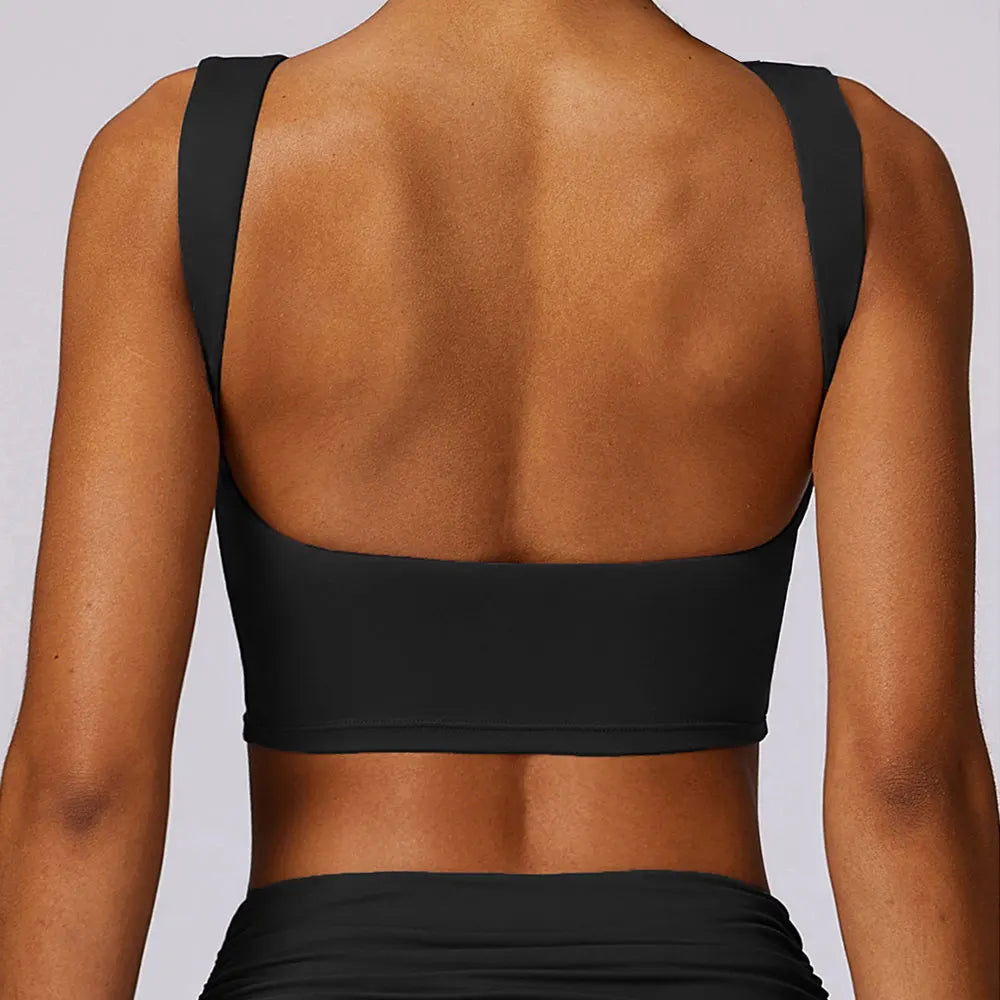 Women Sports Bras Yoga Top Vest High Shockproof Quick-drying Yoga Gym Running Fitness Workout Sports Underwear Ladies Sportswear