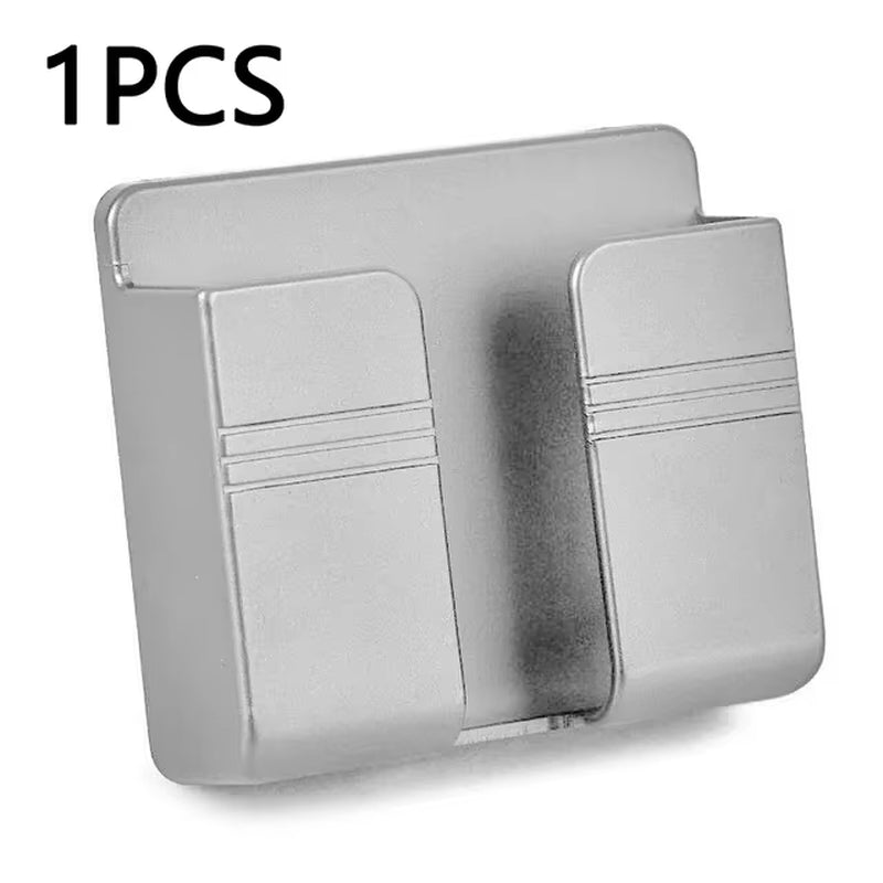 Wall Mounted Remote & Phone Holder with Charging Hook
