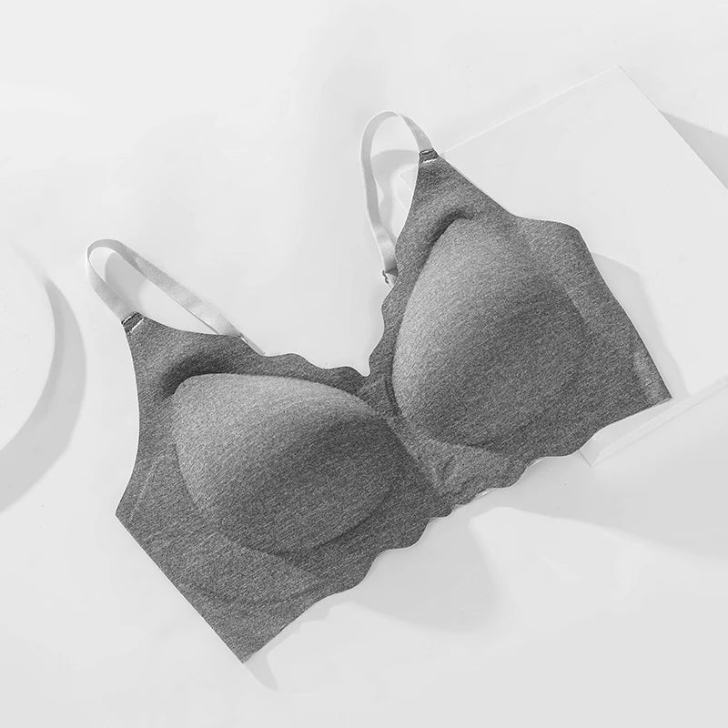 Women's Comfy Breathable Push-Up Sports Bra – Wireless & Seamless
