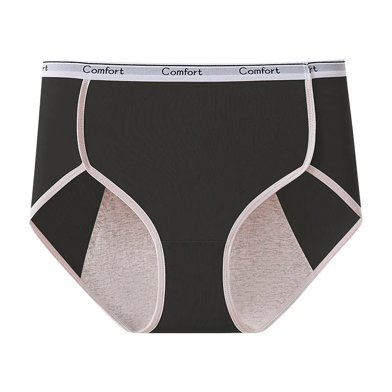 Women's Leakproof Menstrual Underwear – High-Waist Cotton Period Panties for Comfort & Protection