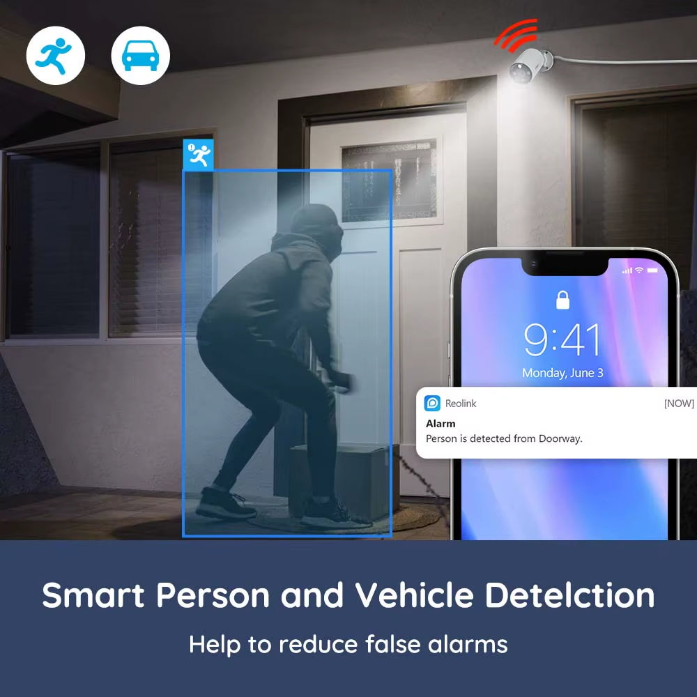 Reolink 12MP POE IP Camera with Smart Detection & Audio