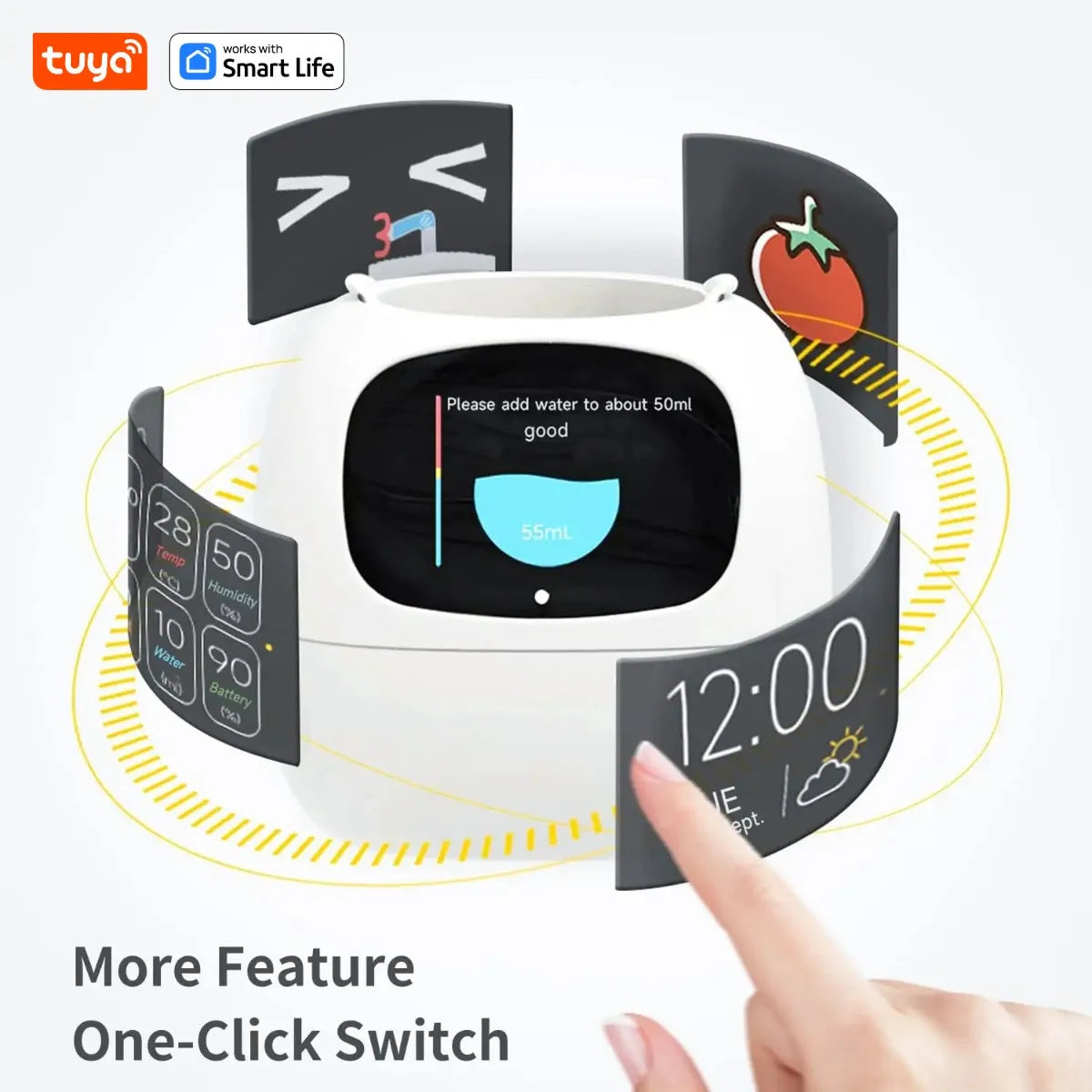 Tuya Ivy Smart Planter with AI, Sensors & 49 Expressions