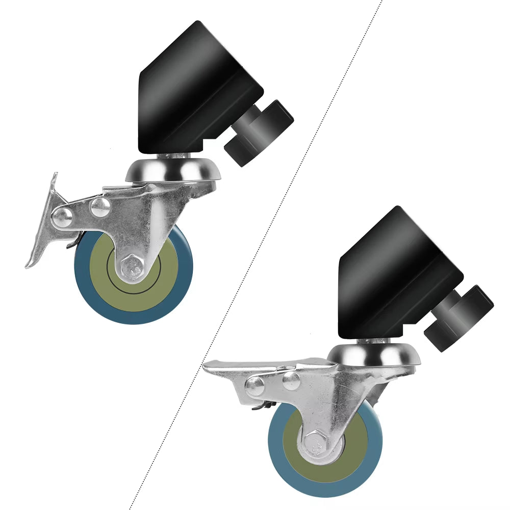 Universal 16-22mm Tripod Wheels for Monitor Stand & Accessories