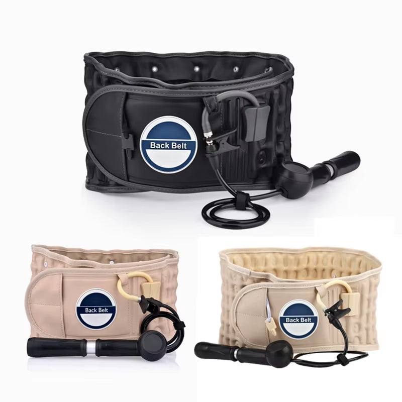 Inflatable Lumbar Support Belt for Back Pain Relief & Posture Correction