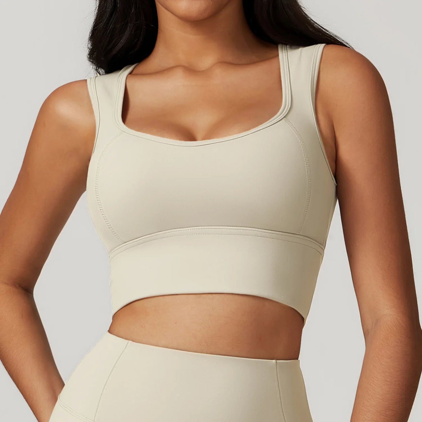 Women Clothes Breathable Sports Bra Absorb Sweat Shockproof Padded Gym Workout Running Fitness Yoga Bra Push Up Sports Underwear