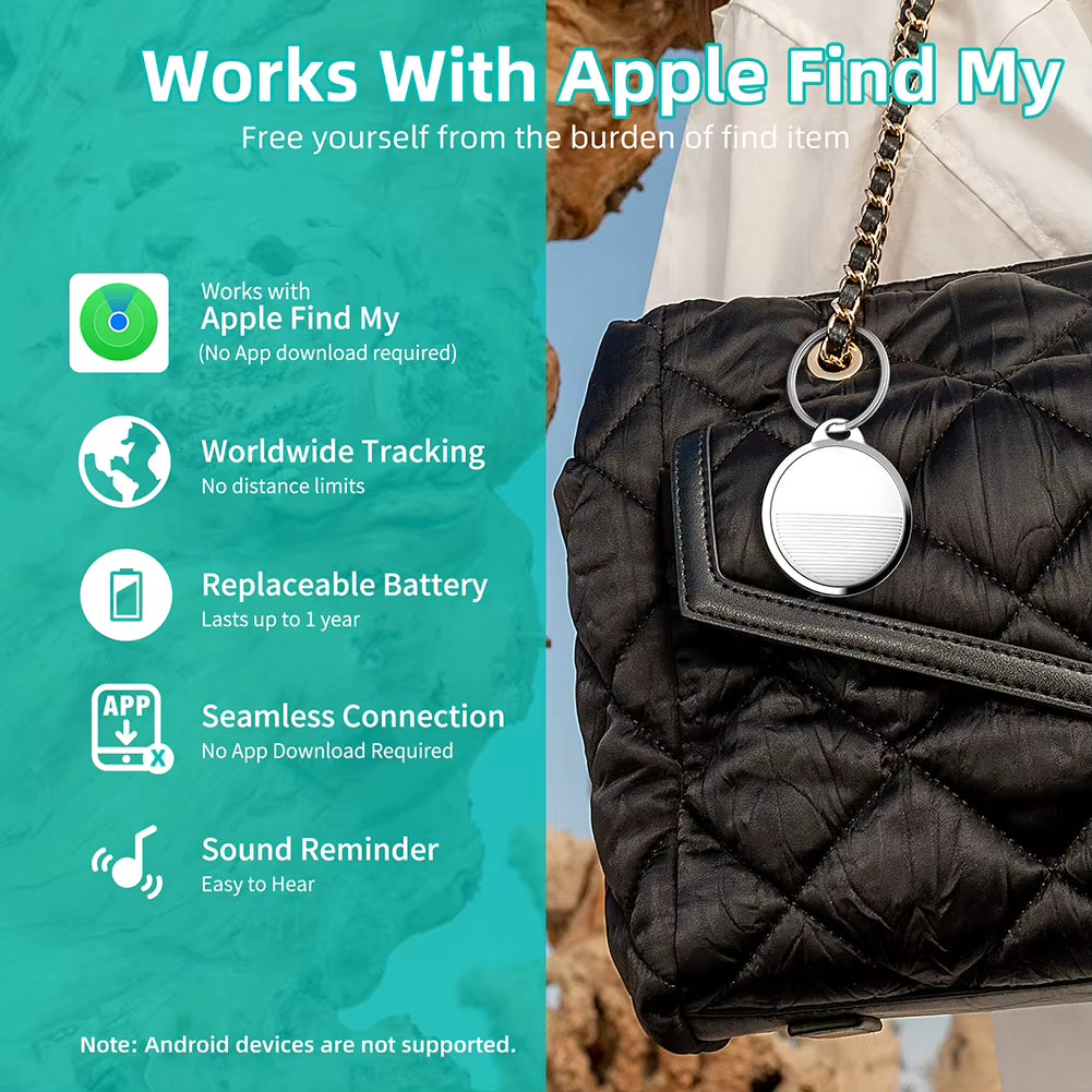 Mini GPS Tracker for iOS, AirTag, Anti-Lost Alarm, Locator