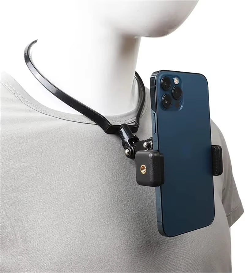 Hands-Free Neck Holder for iPhone, Samsung & GoPro