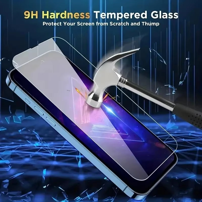 9H Tempered Glass for iPhone 15/14/13/12/11/XS/XR/Max