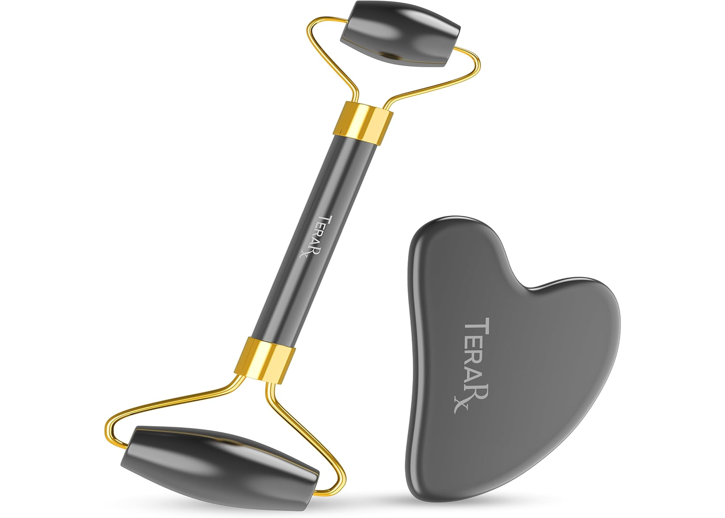 Terahertz Gua Sha & Face Roller – Puffiness, Wrinkles, Relaxation