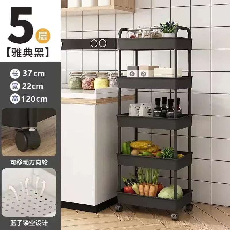 Multi-Functional Storage Shelf for Kitchen, Bathroom, Office