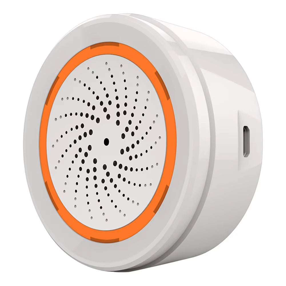 Tuya Smart Siren Alarm Sensor with Sound & Light, USB Power