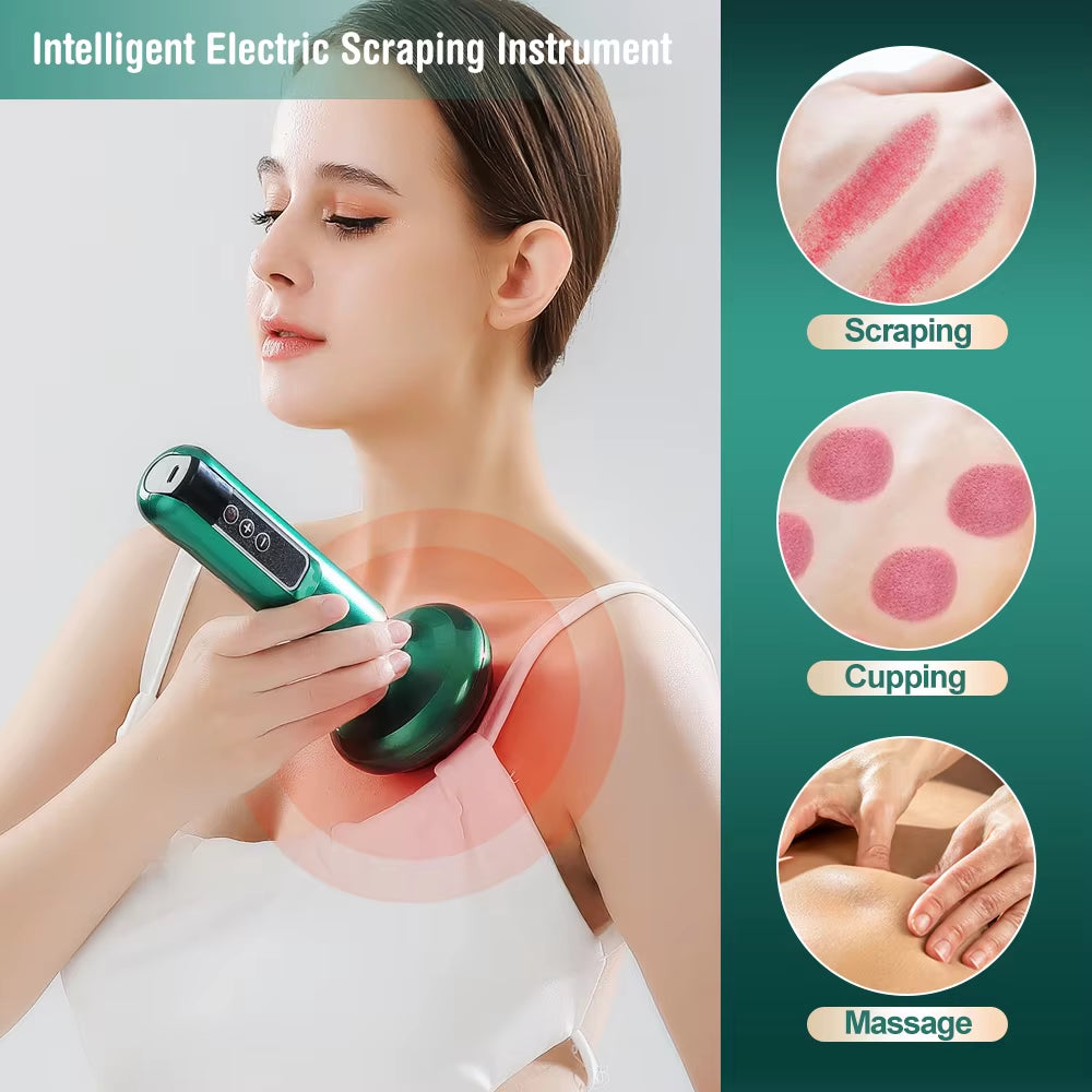 Electric Cupping Massager Vacuum Suction Guasha Cellulite