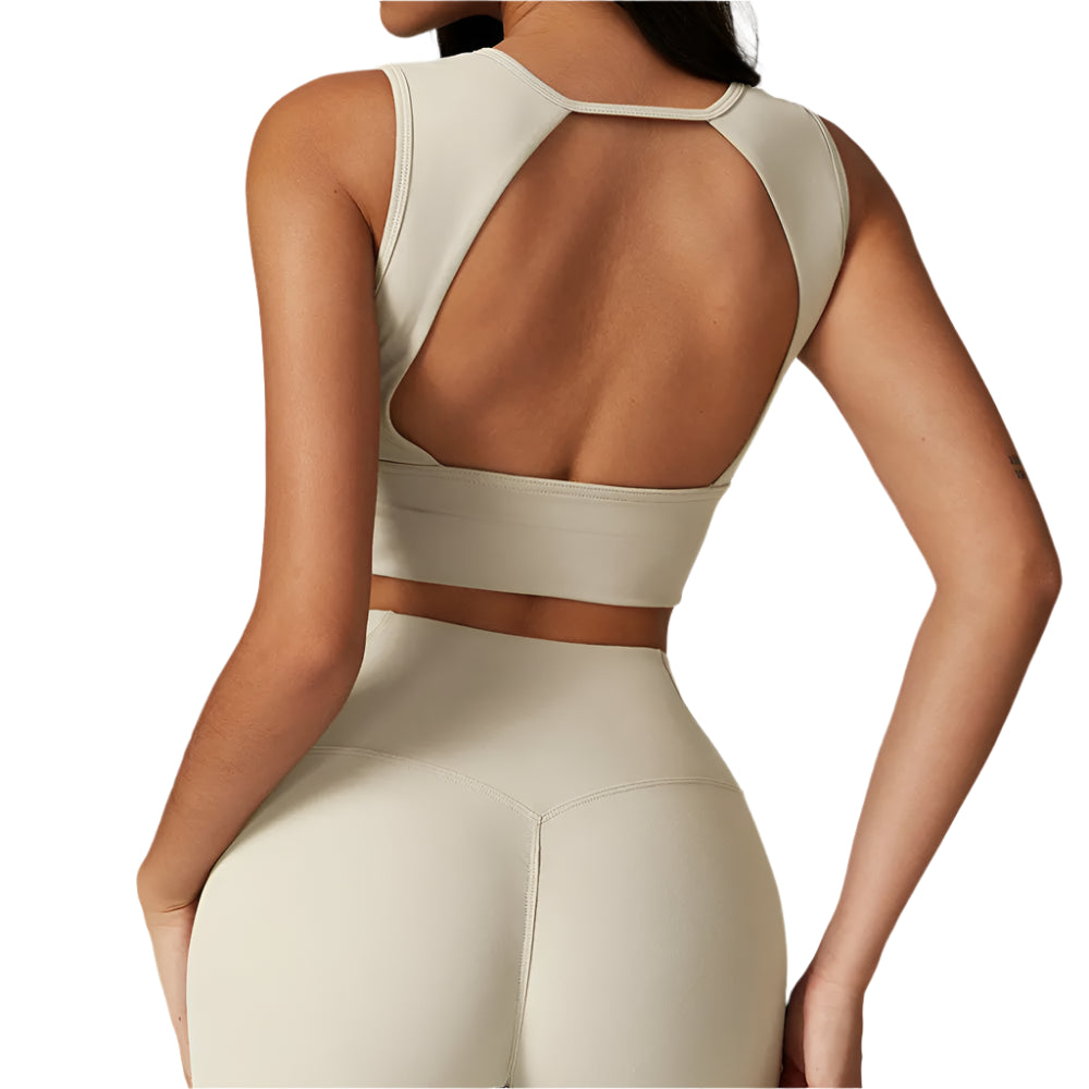 Women Clothes Breathable Sports Bra Absorb Sweat Shockproof Padded Gym Workout Running Fitness Yoga Bra Push Up Sports Underwear