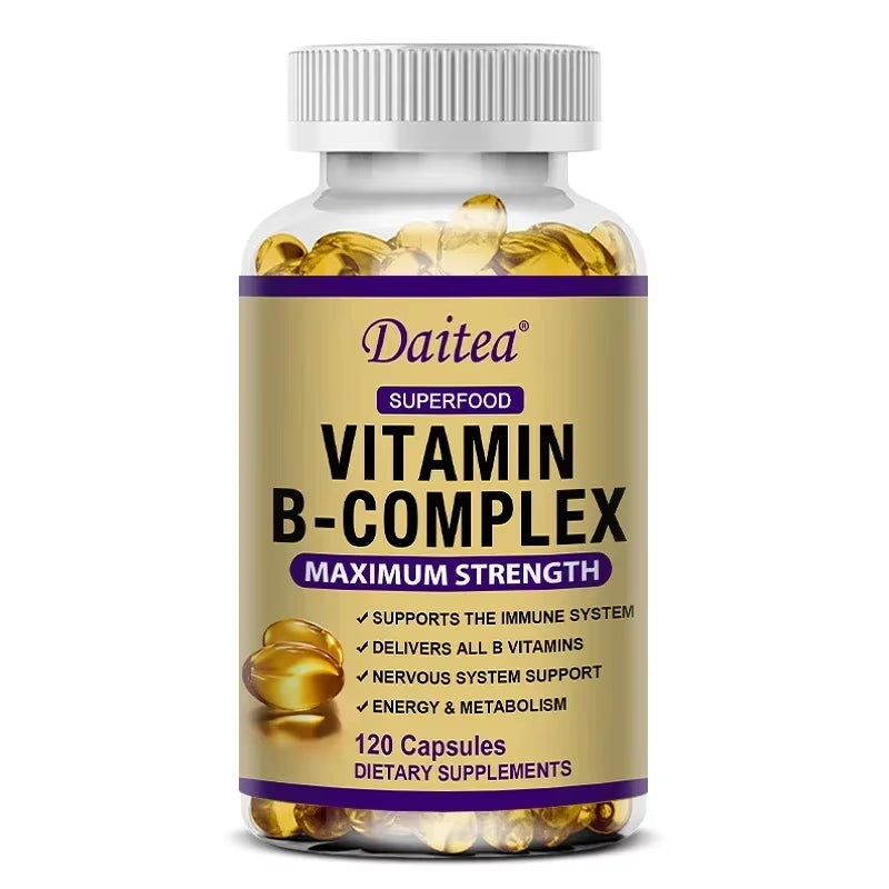 Vitamin B-Complex Supplement for Energy, Immunity & Metabolism