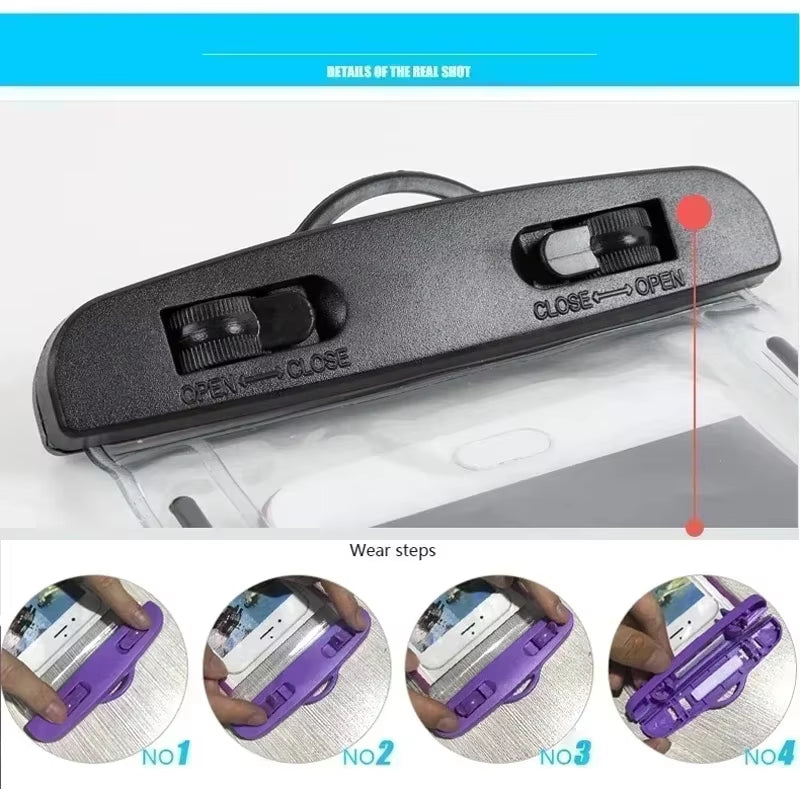 "IP68 Waterproof Phone Case for iPhone, Samsung & Xiaomi"