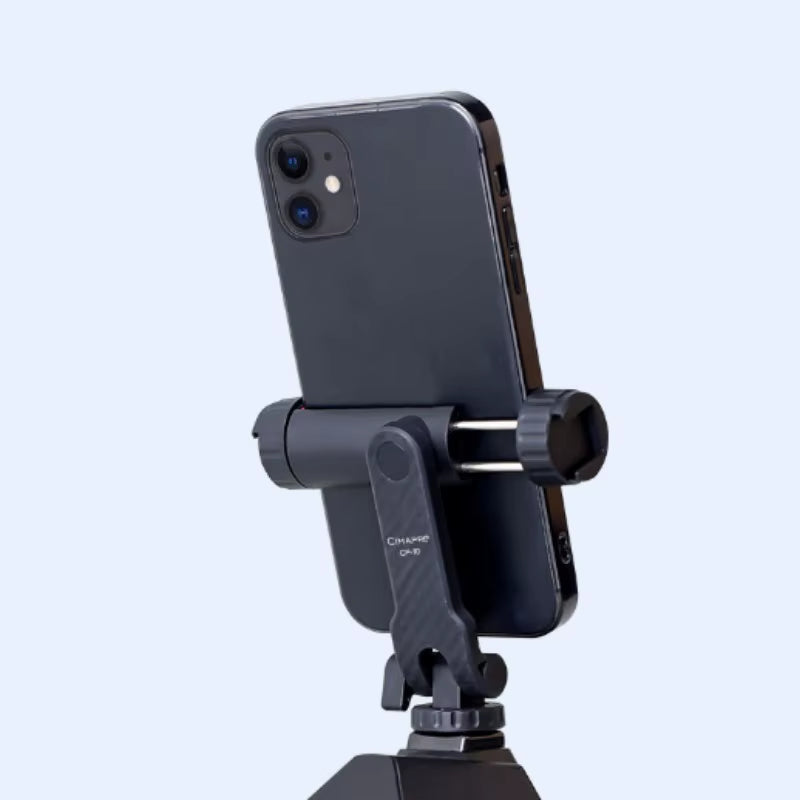 Vertical Phone Mount Clamp for Vlog Shooting & Tripod