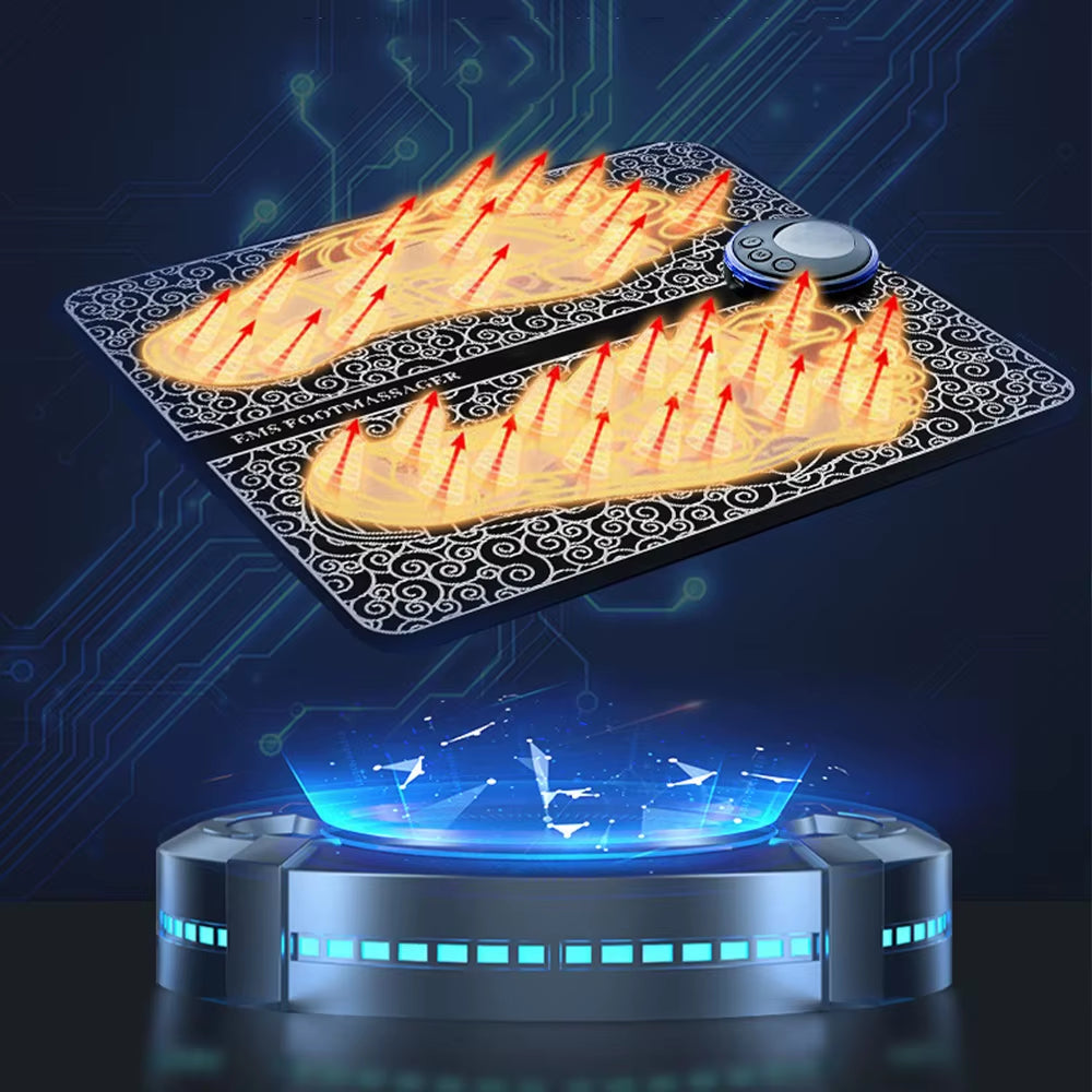 EMS Electric Foot Massager Pad with USB Charging