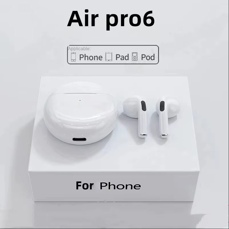 Pro6 TWS Touch Control Bluetooth 5.0 Wireless Earbuds