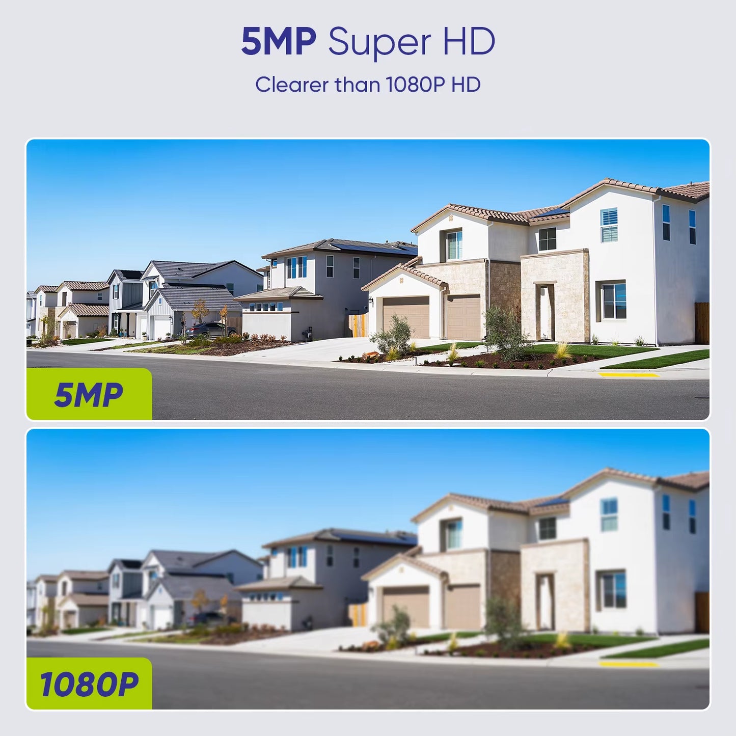 8CH 5MP DVR CCTV Kit with 5MP Cameras & Motion Detection