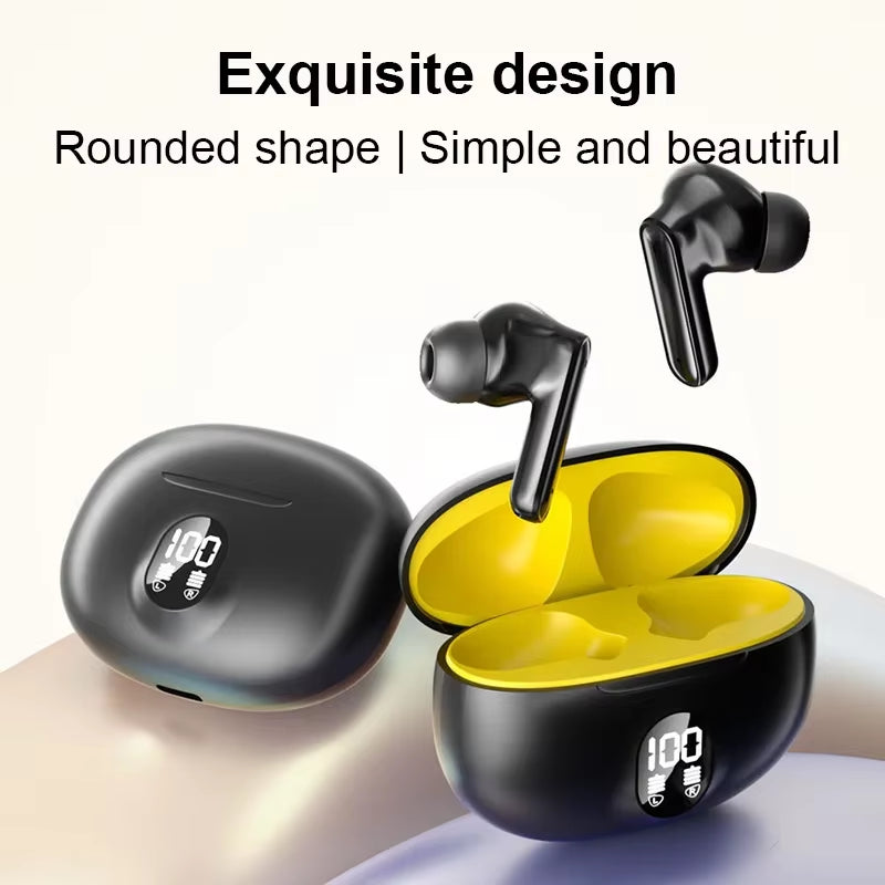 NEW S510 TWS Wireless Headphones LED Power Earphones Digital Display Headset Stereo Sound Bluetooth-Compatible 5.3 for Xiaomi