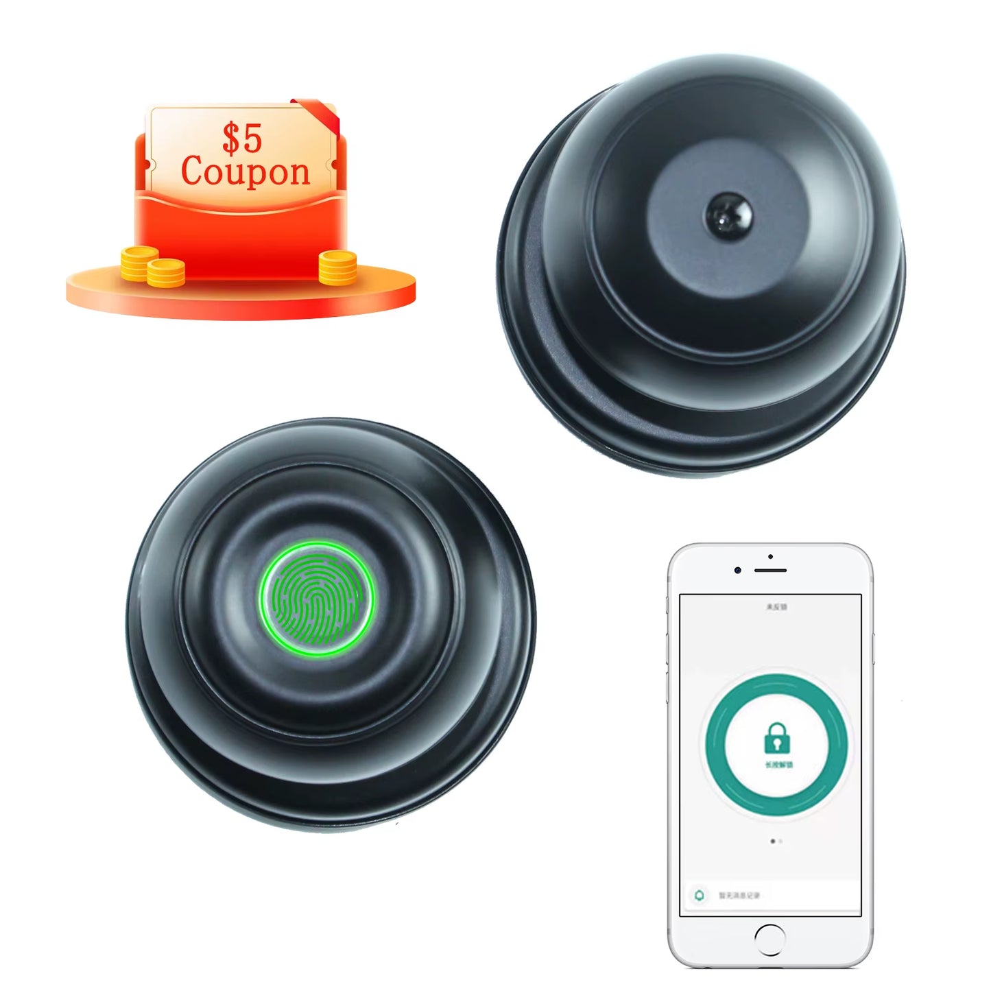 Z50 Biometric Fingerprint Smart Lock with Remote Control
