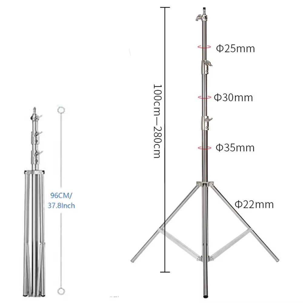 Universal 16-22mm Tripod Wheels for Monitor Stand & Accessories