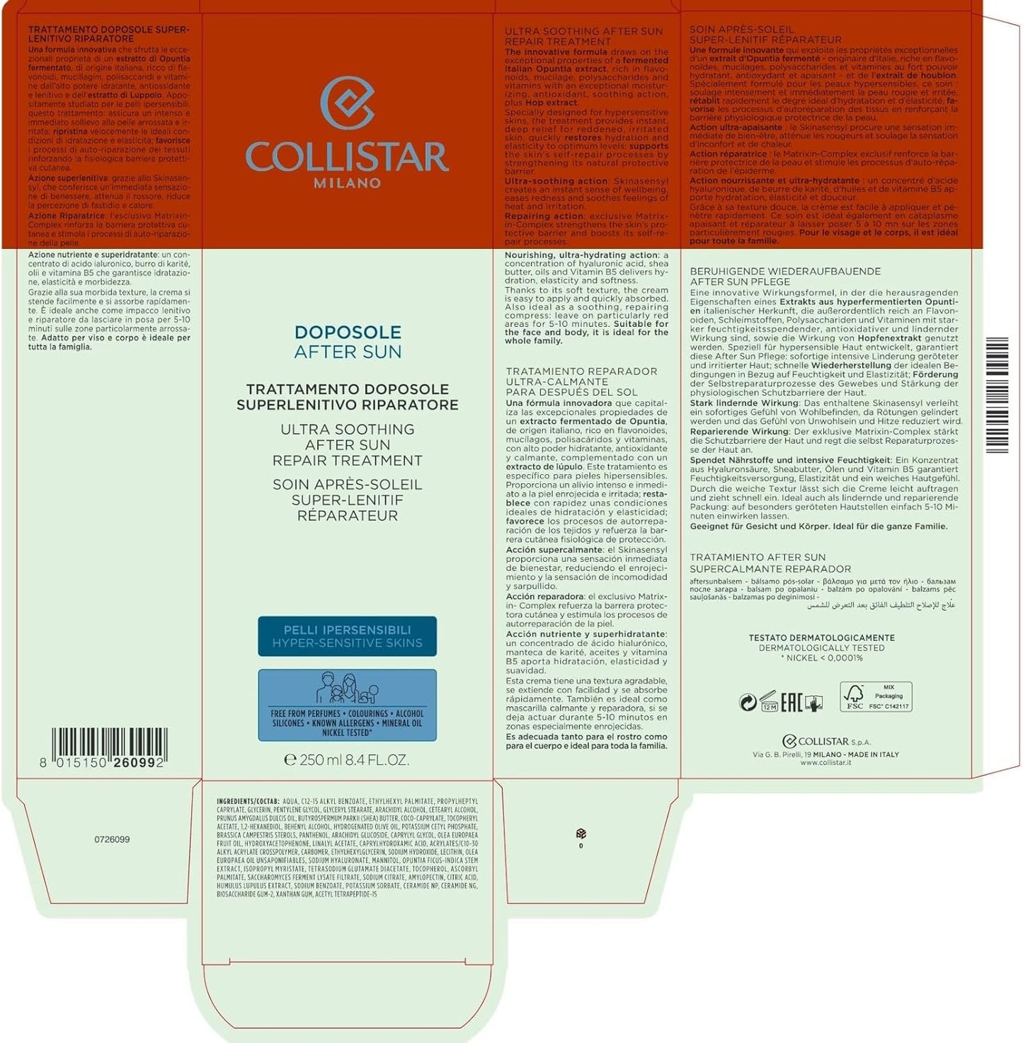 Collistar After Sun Lotion - 250ml