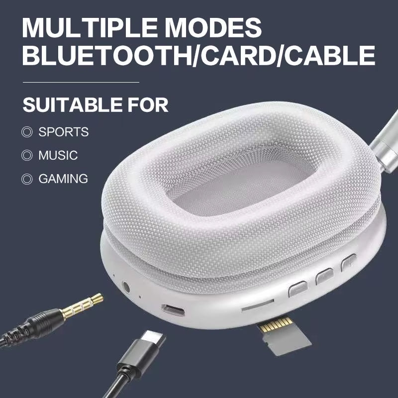 P9 Pro Max Wireless Noise-Cancelling Headphones with Mic