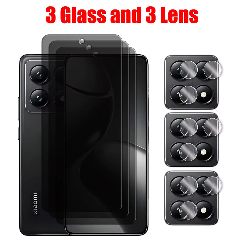 14T Pro Privacy Tempered Glass Screen & Lens Protector