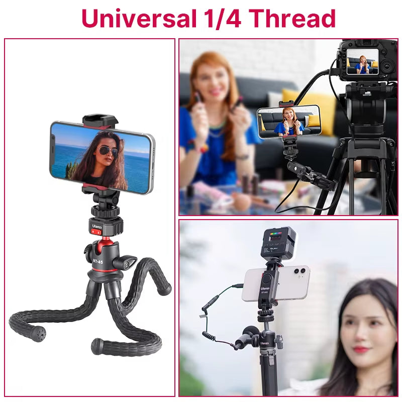 ST-06S Vertical Phone Mount for DSLR, Tripod & Vlog Shooting