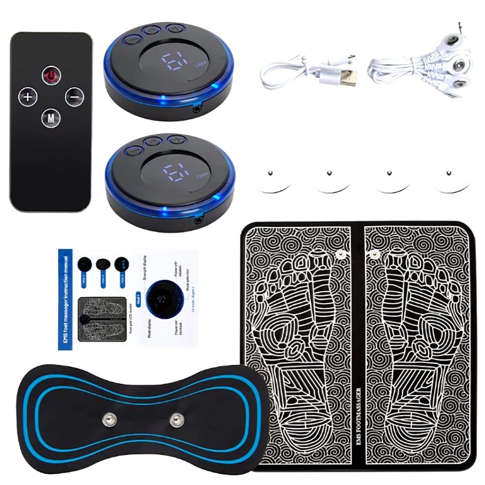 EMS Electric Foot Massager Pad with USB Charging
