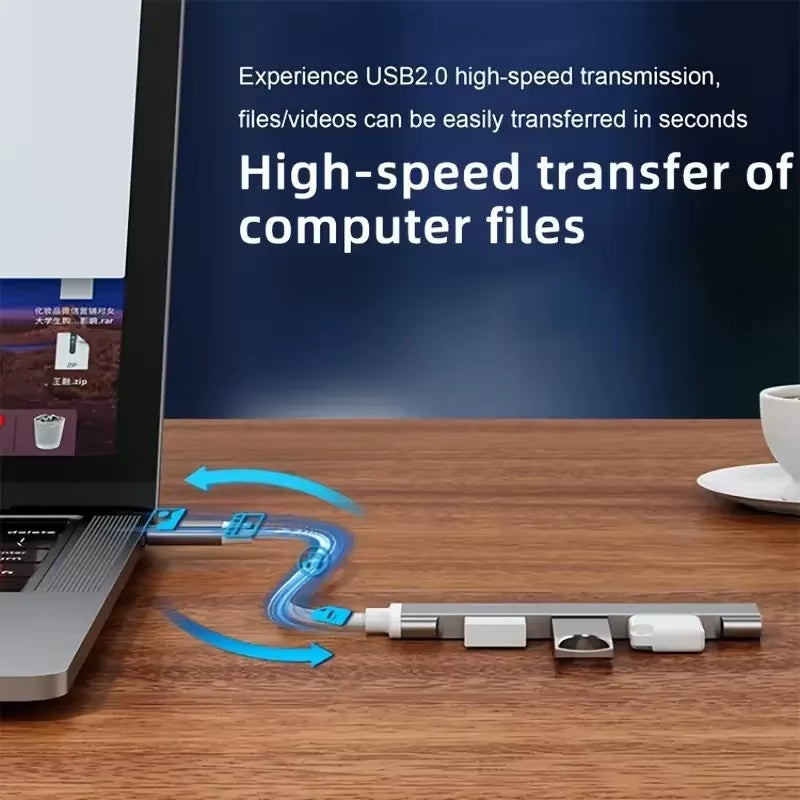 4-in-1 Type C to USB 3.0 OTG Hub Adapter for Devices