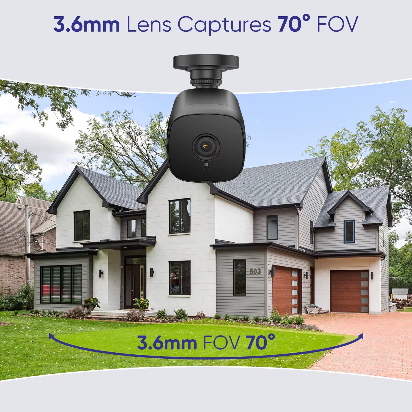 8CH 5MP DVR CCTV Kit with 5MP Cameras & Motion Detection