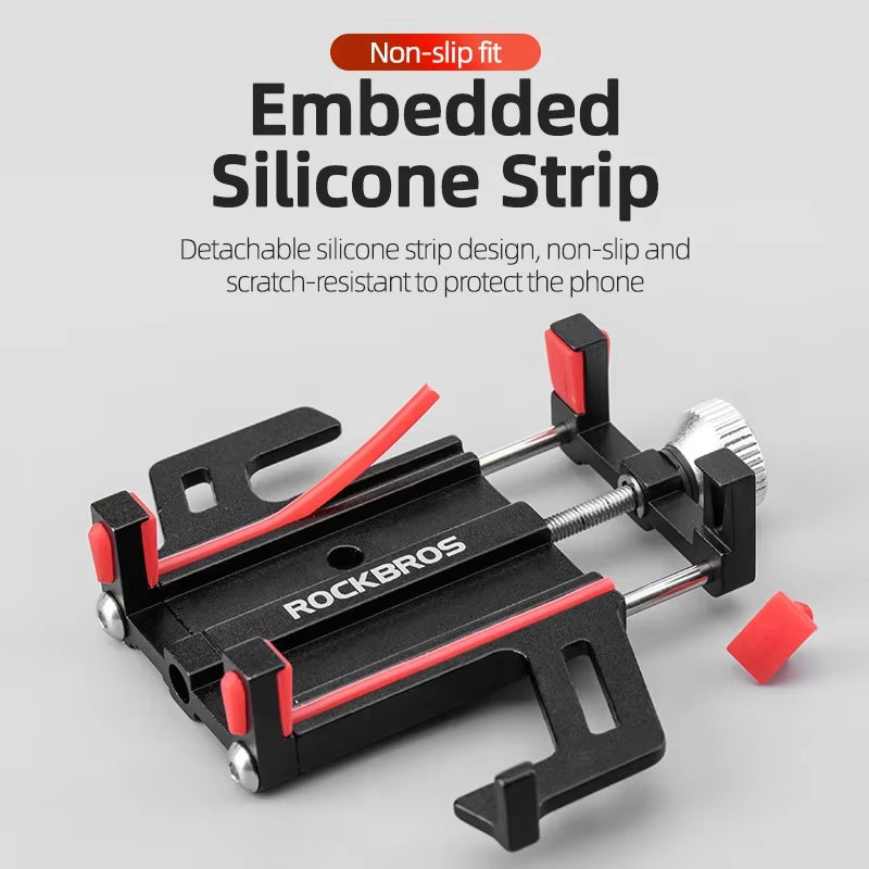 Motorcycle Bike Phone Holder CNC Aluminum Alloy 5-Claws