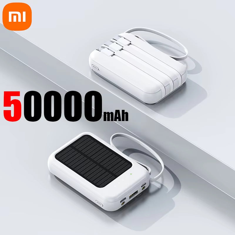 Xiaomi 50000mAh Solar Power Bank 4-in-1 with LED Lights