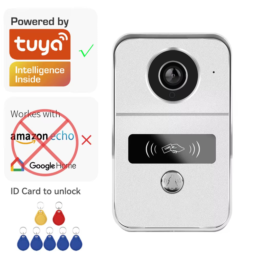 Tuya 1080P WiFi Video Doorbell with Alexa & POE Support"