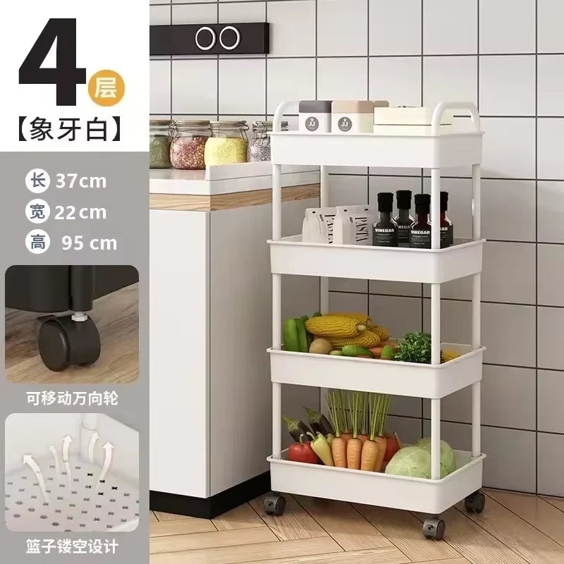 Multi-Functional Storage Shelf for Kitchen, Bathroom, Office