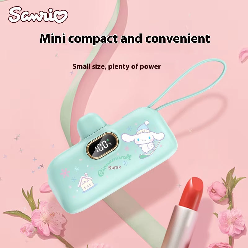 Sanrio Wireless Power Bank Mini Capsule Fast Charging