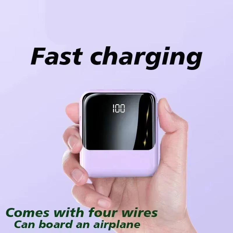 100000mAh 4-Wire Power Bank, Fast Charging, Ultra-Thin