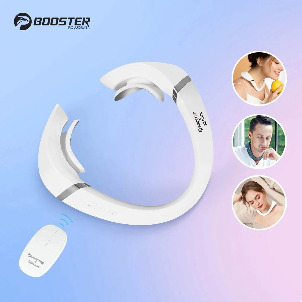 Cordless Electric Pulse Neck Massager for Pain Relief