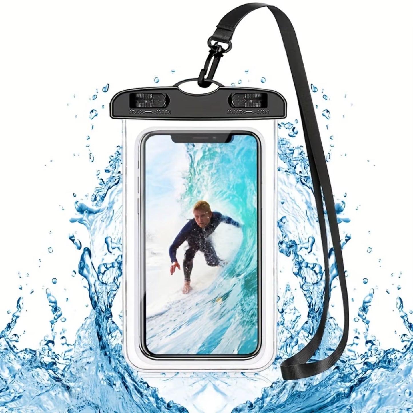 Universal Waterproof Phone Pouch - Keep Your Phone Safe & Dry!