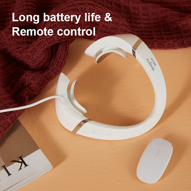 Cordless Electric Pulse Neck Massager for Pain Relief