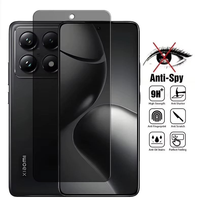 14T Pro Privacy Tempered Glass Screen & Lens Protector