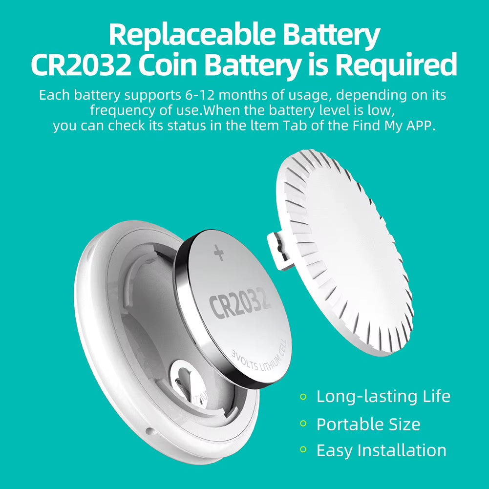 Mini GPS Tracker for iOS, AirTag, Anti-Lost Alarm, Locator