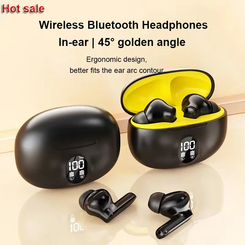 NEW S510 TWS Wireless Headphones LED Power Earphones Digital Display Headset Stereo Sound Bluetooth-Compatible 5.3 for Xiaomi