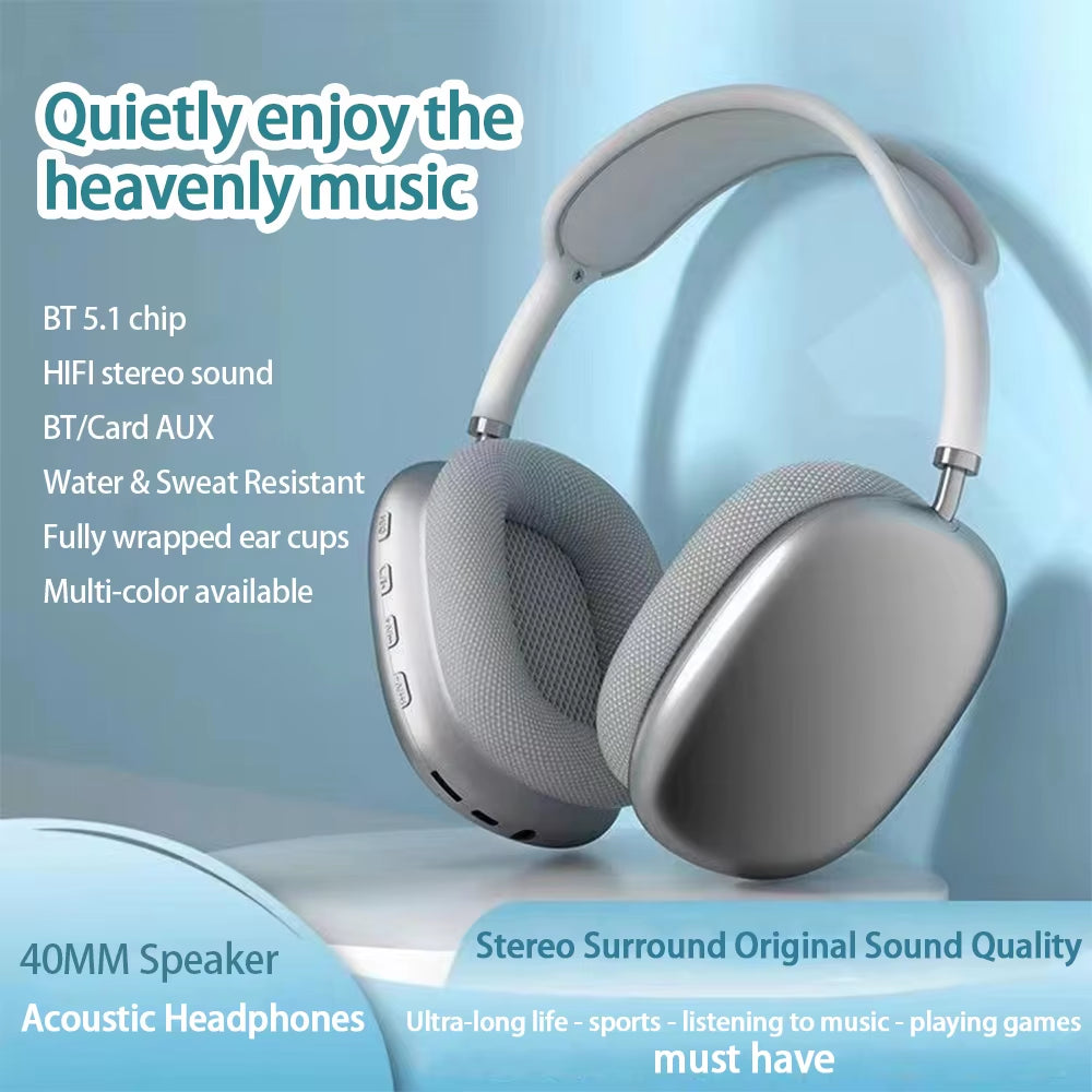 P9 Wireless Bluetooth Sports Gaming Headset with Mic