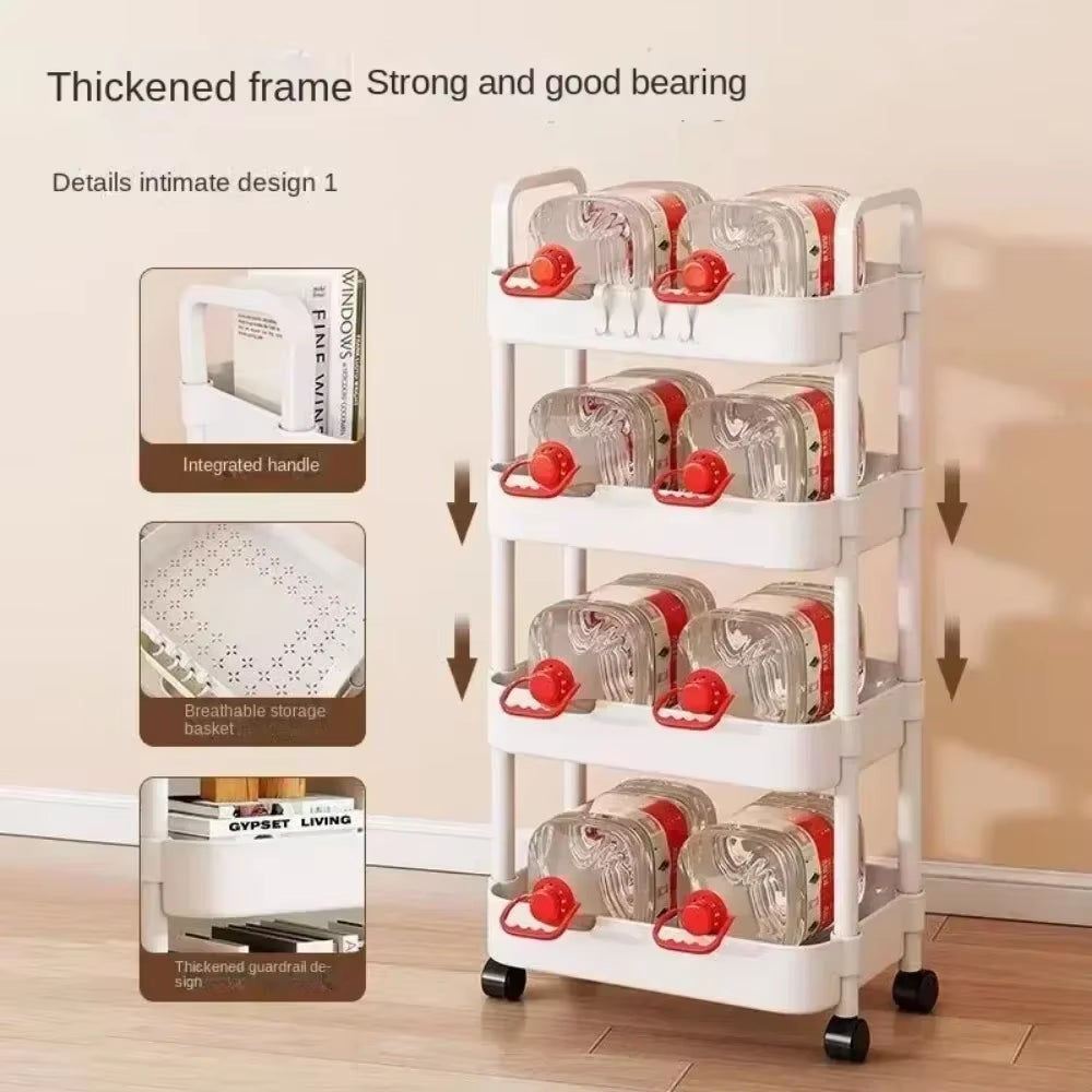 Multi-Functional Storage Shelf for Kitchen, Bathroom, Office