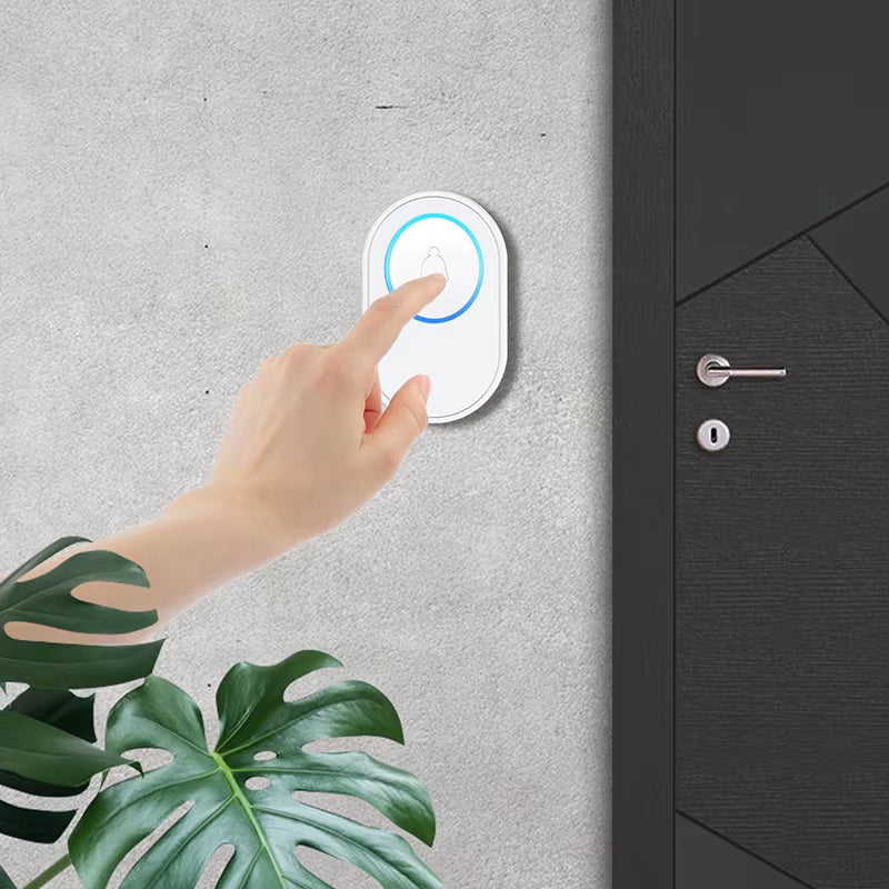 Tuya APP Wireless WiFi Smart Doorbell, Waterproof, Remote