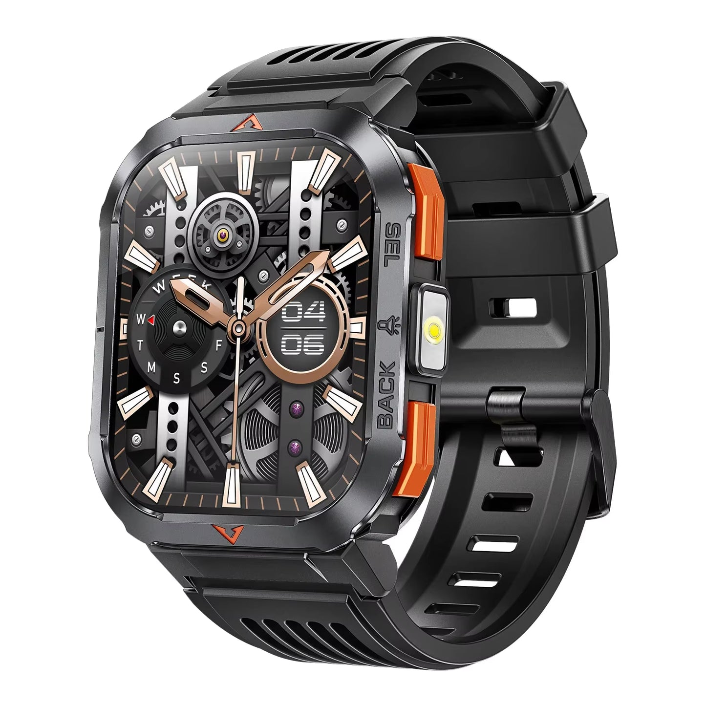 Outdoor Bluetooth Smartwatch with Fitness Tracker & Call Feature