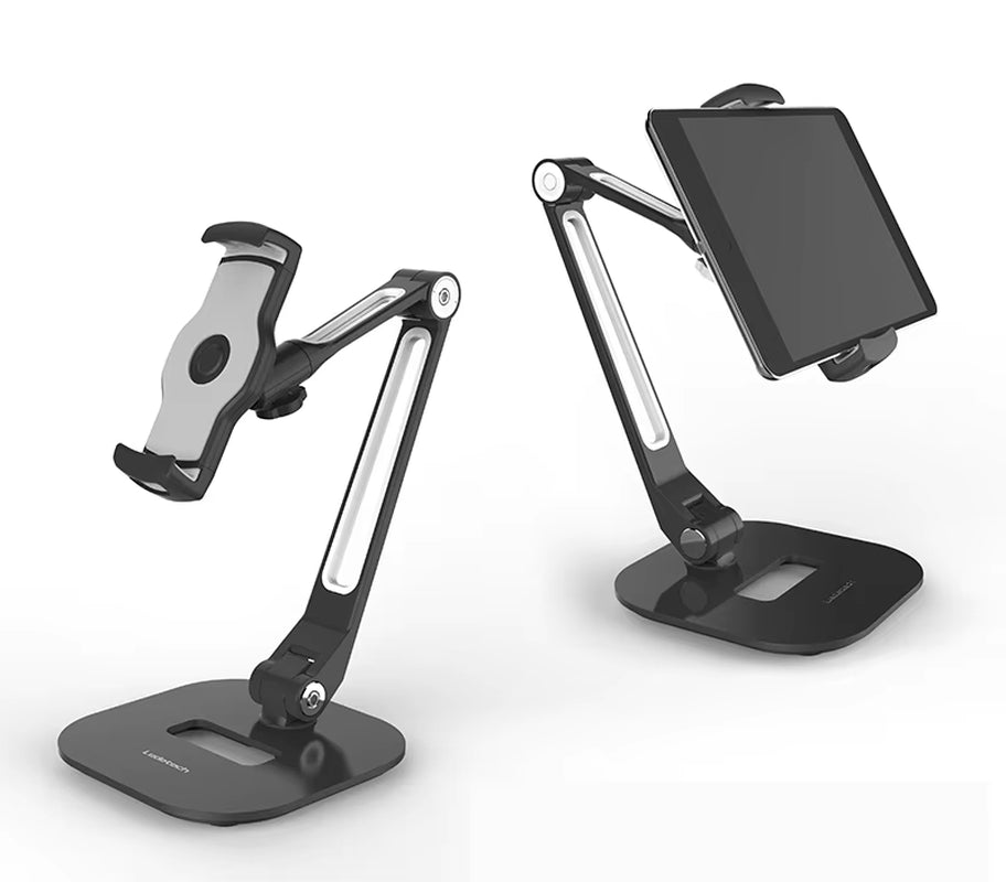 360° Rotation Tablet Stand Metal Base Foldable Phone Holder